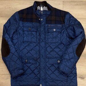 Cole Haan Signature Mixed Media Quilted Jacket size large